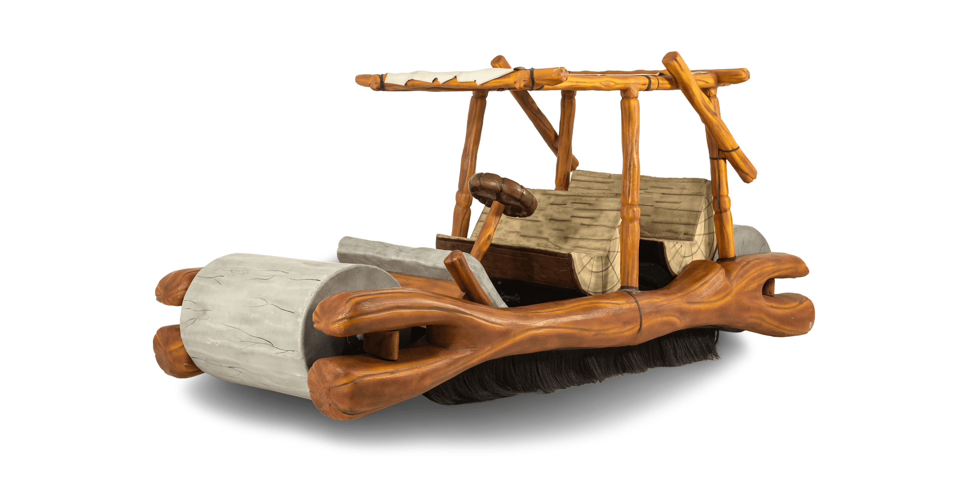 Flintmobile custom golf cart from The Flintstones